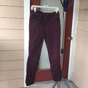 Express jeans - plum